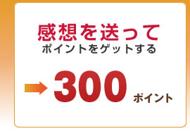 感想を送って300ptゲット