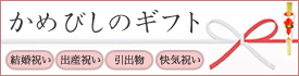 かめびしのギフト「結婚祝い」「出産祝い」「引出物」「快気祝い」に